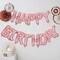 Colorful Celebrations: 16-Inch Mylar Foil Happy Birthday Balloons Banner - Eco-Friendly Decor for All Ages!